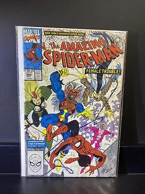Buy Amazing Spider-Man #340 (Marvel Comics 1990) Good+ 1st Femme Fatales Erik Larsen • 2.35£
