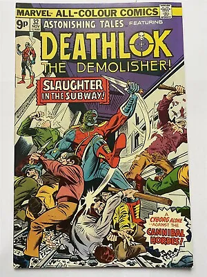 Buy ASTONISHING TALES #32 Deathlok Marvel Comics UK Price 1974 VF • 2.95£