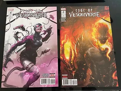 Buy Edge Of Venomverse #2 & #3 (Marvel 2017) Mattina Covers, 1st Appear Host Rider • 14.34£