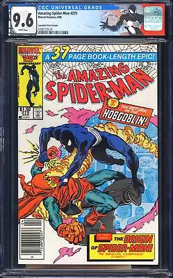 Buy Amazing Spider-Man #275 CGC 9.6 (1986) Canadian Price Variant! L@@K! • 200.96£