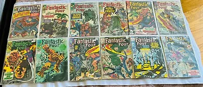 Buy Marvel Comics Group 12c Fantastic Four #42 44 58 60 63 69 78 79 80 83 87 94 • 454.60£