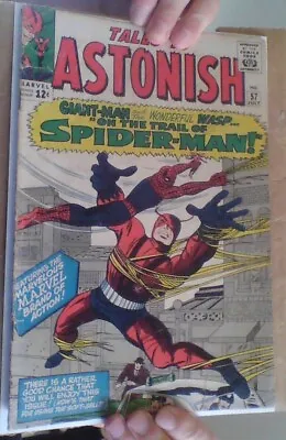 Buy Tales To Astonish 57 Marvel Comics 1964 Giant-Man Wasp Spider-Man Early XO FrGd • 65£
