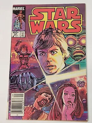 Buy Star Wars 87 NEWSSTAND Marvel Comics Copper Age 1984 • 13.43£