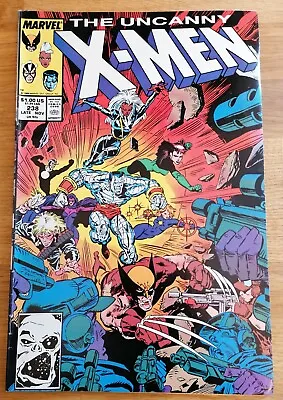 Buy COMIC - Modern Age Marvel Uncanny X-Men #238 Nov 1988 Chris Claremont VG • 4£