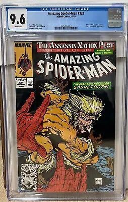 Buy Amazing Spider-Man #324 Marvel CGC 9.6 White Pages • 103.27£