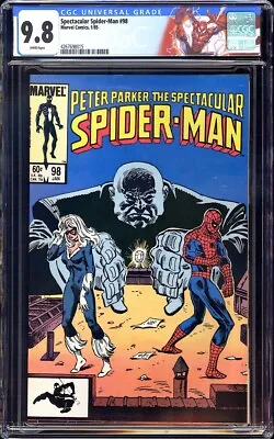 Buy Spectacular Spider-Man #98 CGC 9.8 (1985) 1st Appearance Of The Spot! L@@K! • 399.75£