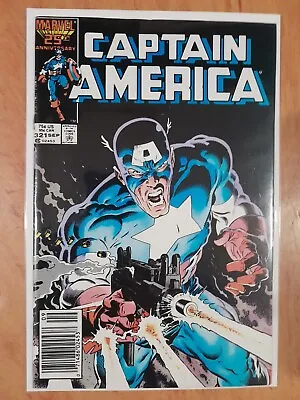 Buy CAPTAIN AMERICA #321 Newsstand Marvel 1986 - 1st App Ultimatum Uzi Cover • 13.58£