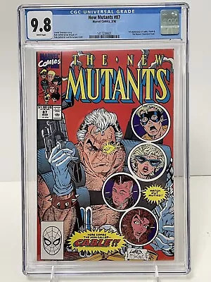 Buy The New Mutants #87 CGC 9.8 WP 1st App. Of Cable, Stryfe, & MLF 1990 Marvel. • 474.91£