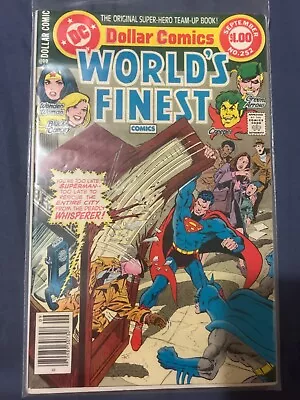 Buy World's Finest #252 VF Origin Of Poison Ivy Batman & Superman Newsstand DC 1978 • 15.81£