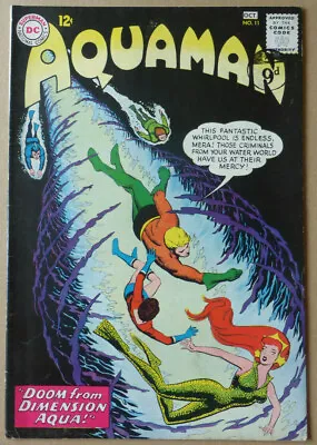 Buy AQUAMAN #11 With 1st Appearance Of  MERA , 1963, FN-. • 275£
