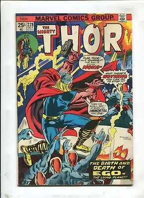 Buy Thor #228 - Origin Of Ego, The Living Planet (FN 6.0) 1974 • 16.05£