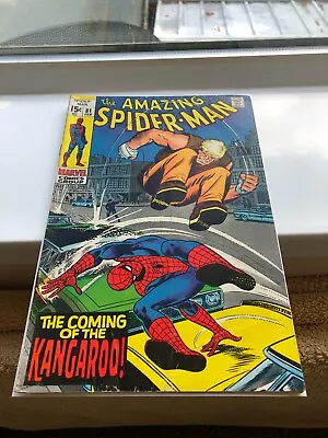 Buy Amazing Spider-Man 81 (1970) Origin And 1st App Of The Kangaroo, Cents • 21.99£