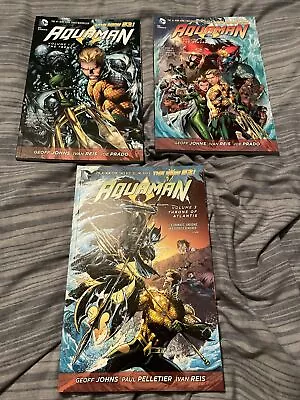 Buy Aquaman The New 52 Graphic Novel 1-3 • 12£