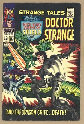 Buy Strange Tales 163 (GVG) Yellow Claw! Jim Steranko 1967 Marvel Comics U504 • 11.27£