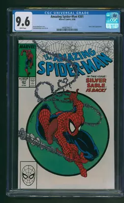 Buy Amazing Spider-Man #301 CGC 9.6 White Pages Marvel Comics 1988 McFarlane • 175.09£