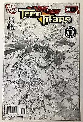 Buy Teen Titans #34 - 2nd Print Sketch Variant - DC 2003 - 1st App Zachary Zatara • 6.40£