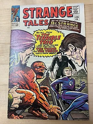 Buy Strange Tales #129 - The Terrible Trio! Marvel Comics, The Thing, Human Torch! • 35.39£