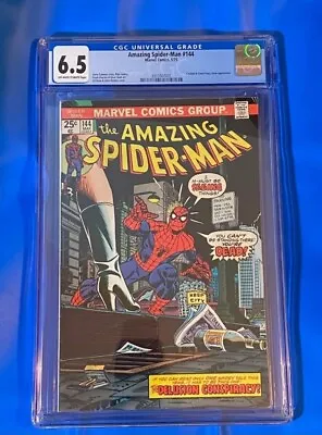 Buy Amazing Spider-Man  #144  (1975) Gwen Stacy Clone Appearance 🔥CGC 6.5🔥 • 71.23£