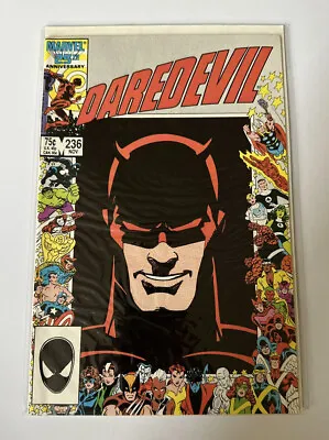 Buy Daredevil #236 - Marvel 25th Anniversary Cover Nov. 1986 Barry Windsor-Smith • 8£