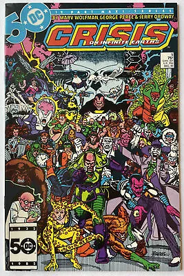 Buy Crisis On Infinite Earths #9 • 1st Appearance Guy Gardner As The Green Lantern! • 3.94£