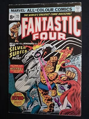 Buy Fantastic Four 155 Silver Surfer Value Stamp Intact Shang Chi Marvel Comics  • 4£