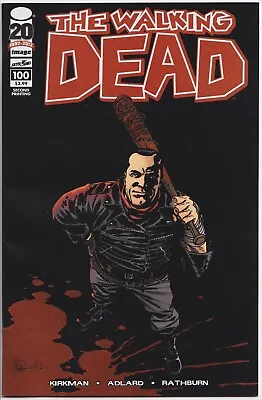 Buy The Walking Dead #100 Second 2nd Print Variant 1st App Negan Nm+ Image Comics • 29.95£