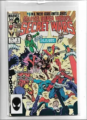 Buy Marvel Super Heroes Secret Wars #5 1984 Near Mint 9.4 3370 X-men • 19.14£
