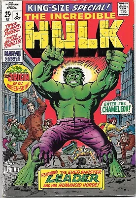 Buy The Incredible Hulk King-Size Special #2 Annual • 31.97£