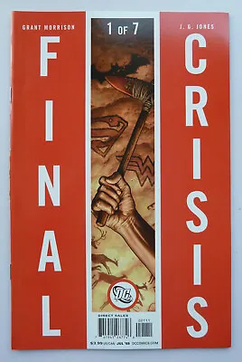 Buy Final Crisis #1 (1 Of 7) 1st Printing - DC Comics July 2008 VF+ 8.5 • 4.75£