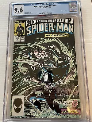 Buy Peter Parker The Spectacular Spider-Man #132 CGC 9.6 Kraven’s Last Hunt Part 6 • 119.93£