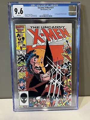 Buy Uncanny X-Men #211 CGC 9.6 1986 Marvel Comics WOLVERINE 1st Appearance MARAUDERS • 39.55£