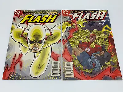 Buy The Flash Vol 2 #197 198 1st App / Origin Prof Zoom Hunter Zolomon DC 2003 • 59.96£