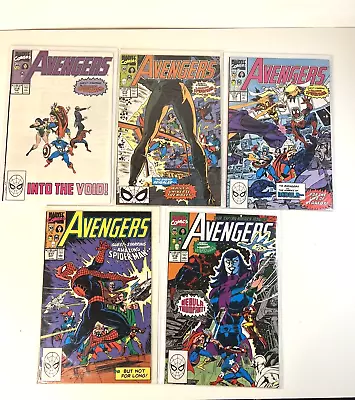 Buy Marvel Avengers Comics #314 To #318 All Guest Starring Spider-Man (Lot Of 5) • 11.07£