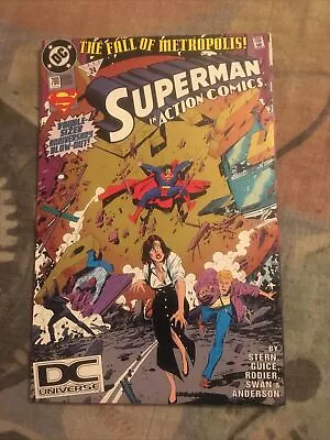 Buy Superman In Action Comics #700 GOLD PREMIUM EDITION DCU LOGO VARIANT DC 1994 • 15.76£