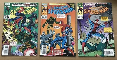 Buy AMAZING SPIDER-MAN #383, 384, 389 (1993-94) Marvel; Michelinie DeMatteis Bagley • 7.88£