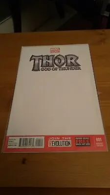Buy Thor God Of Thunder 1 Blank Cover Variant Aaron Ribic • 50£