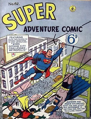 Buy Super Adventure Comic No 62 (circa 1955) • 70£