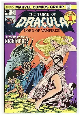 Buy Tomb Of Dracula   # 43    FINE   April 1976   Blade Cover By Wrightson   Wolfman • 21.59£