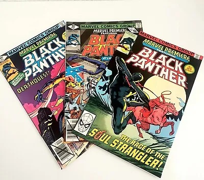 Buy Marvel Premiere Black Panther #51 #52 & #53 T'Challa Battles The Klan High Grade • 59.14£
