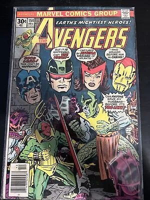 Buy Avengers #154, 1st Tyrak! 1st Lord Arno!, Marvel Comics 1976 • 3.15£