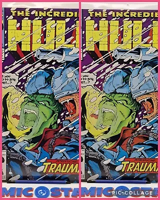 Buy Incredible Hulk #394 Marvel Comics  1st Appearance Of Trauma! NM- / VF+ LOT 2 • 2.88£