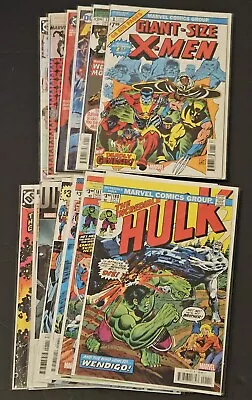 Buy FACSIMILE Comics Lot (14) Reprints MARVEL & DC Keys ASM 300, GSX 1, Hulk 181 180 • 32.02£