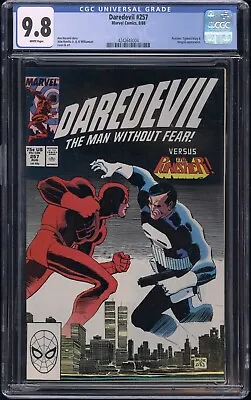Buy Daredevil #257 CGC 9.8 NM/MT Key Punisher & Kingpin 1988 Marvel Comics • 127.92£