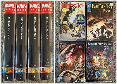 Buy Fantastic Four Omnibus HC Set Vol 1 2 3 4 - Stan Lee Jack Kirby Marvel 48 52 125 • 394.21£