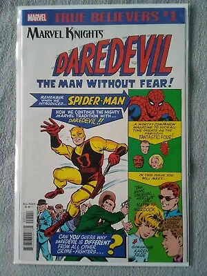 Buy Daredevil #1  Facsimile (1964) True Believers 2019  Lovely Copy, N/mint.  • 8.99£