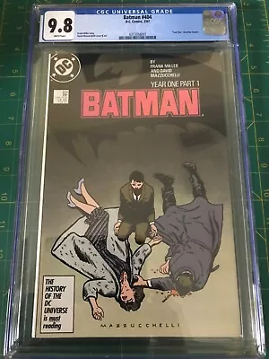 Buy Batman #404 Cgc 9.8 White Pages // Dave Mazzucchelli Cover Art 1987 • 233.14£