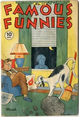 Buy Famous Funnies  # 128   VERY GOOD   March 1945   Water Stains    Many Artists • 31.98£