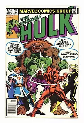 Buy Incredible Hulk #258 FN- 5.5 1981 Low Grade • 7.51£