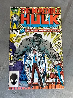 Buy The Incredible Hulk Volume 1 No 324 Vo IN Very Good Condition/Very Fine • 35.76£