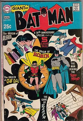 Buy Batman 213 Giant - 1969 - Very Good/Fine • 29.99£